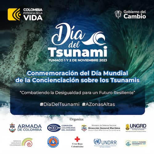 Lee más sobre el artículo Jornadas de Concienciación y Sensibilización sobre Tsunami dirigidas a la Población y Autoridades Locales en Tumaco, Nariño