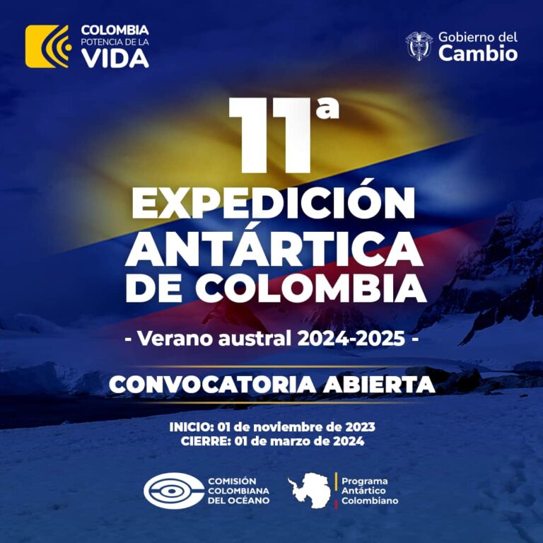 Lee más sobre el artículo Invitación a Participar en la 11a Expedición Antártica de Colombia – EAC