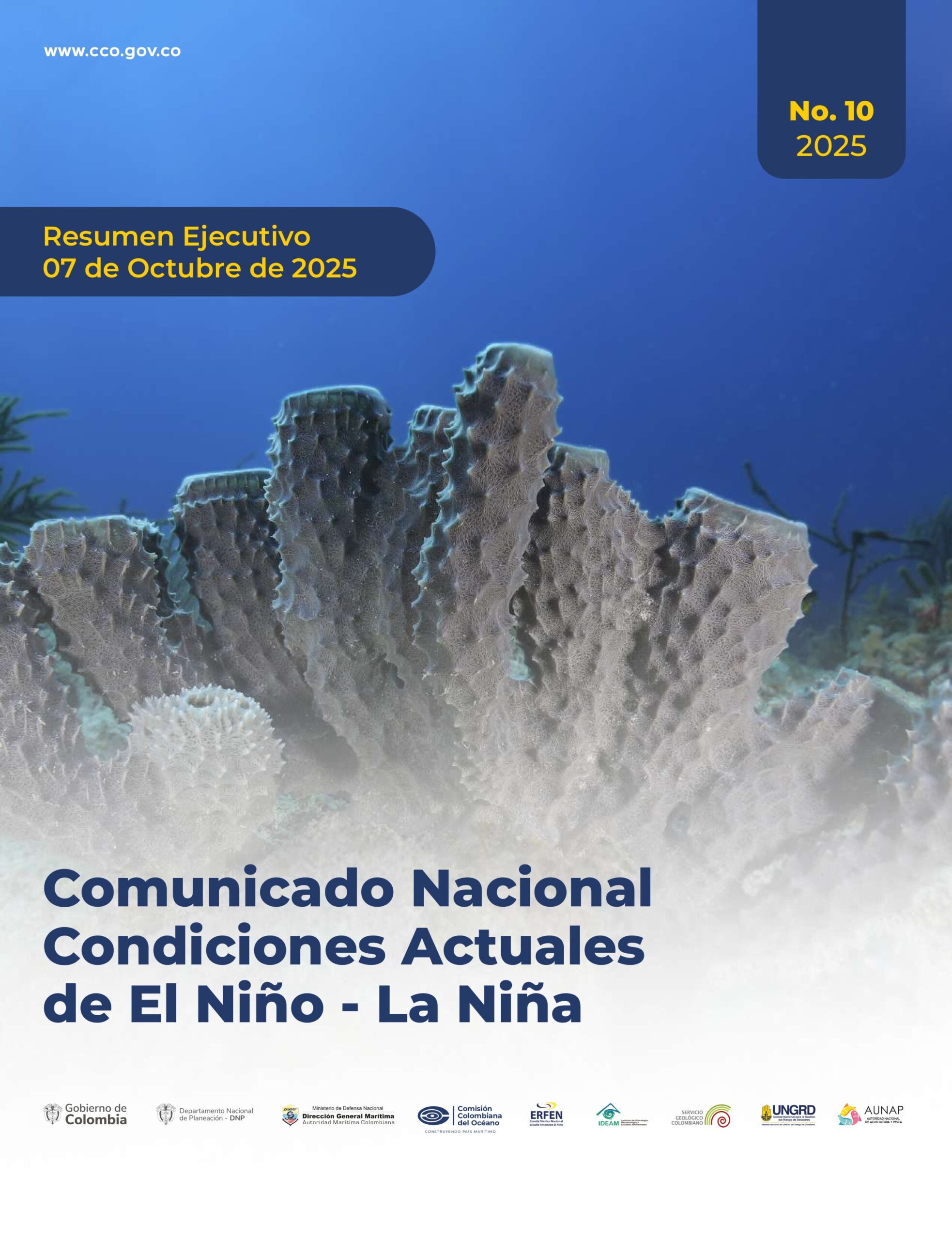 Resumen Ejecutivo ERFEN – Comunicado No 10 – 2025