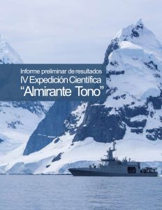 Lee más sobre el artículo Informe preliminar de resultados IV Expedición Científica – Almirante Tono