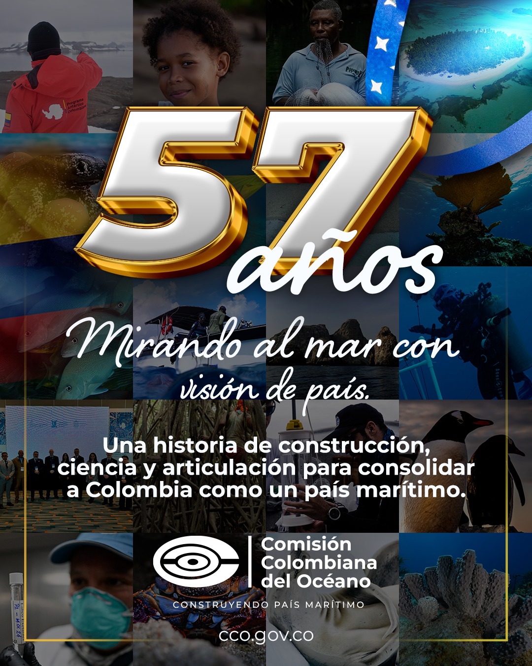 La Comisión Colombiana del Océano celebra 57 años construyendo el futuro oceánico de Colombia